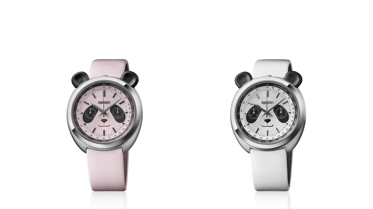 Tampilan jam tangan Seiko Power Design Project Panda Chronograph