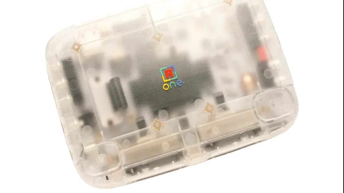 Konsol FPGA SuperStation One Transparent Collection warna Frost