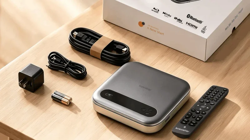 Krovatar KB-100X Series Meluncur Oktober, Pemutar Blu-ray Ringkas Berdaya USB-C