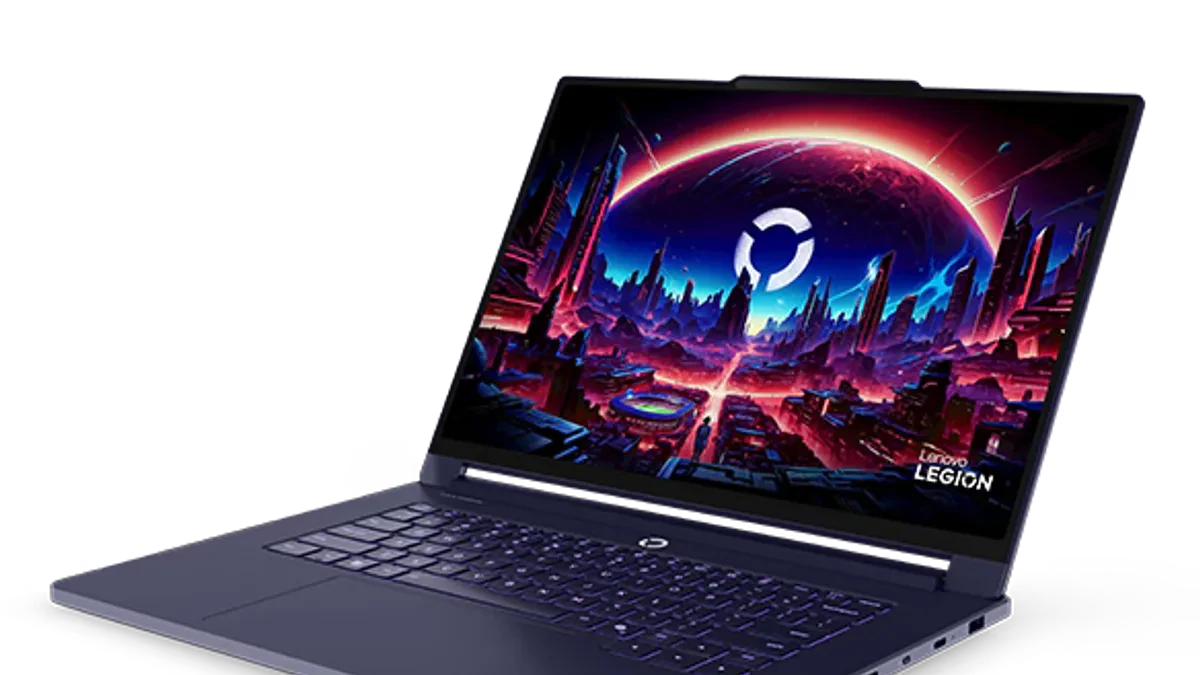 Laptop tipis Lenovo Legion 7a Gen 11 bodi aluminium dengan layar OLED