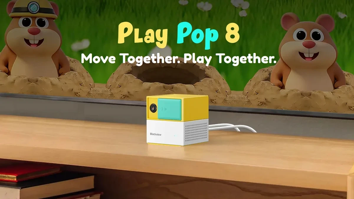 Blackview PlayPop 8 konsol gaming tanpa stik dengan pelacak gerak AI