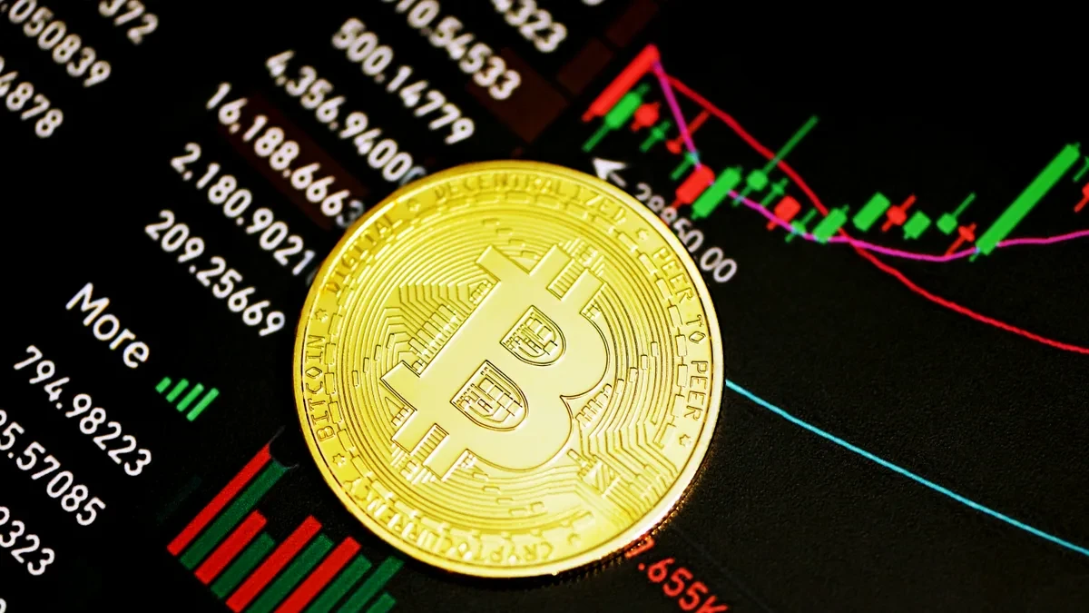 Grafik analisis harga dan pergerakan aset Bitcoin dalam Rupiah