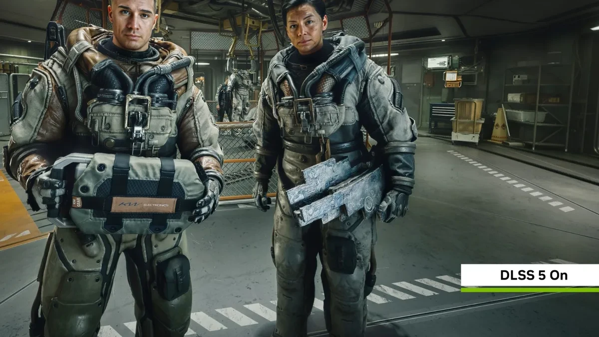 Visualisasi teknologi Nvidia DLSS 5 Neural Rendering pada pemrosesan grafis game