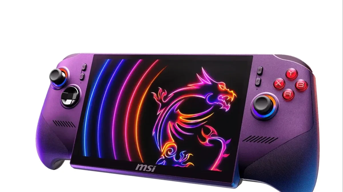 Konsol gaming genggam MSI Claw 8 EX AI+ varian warna baru