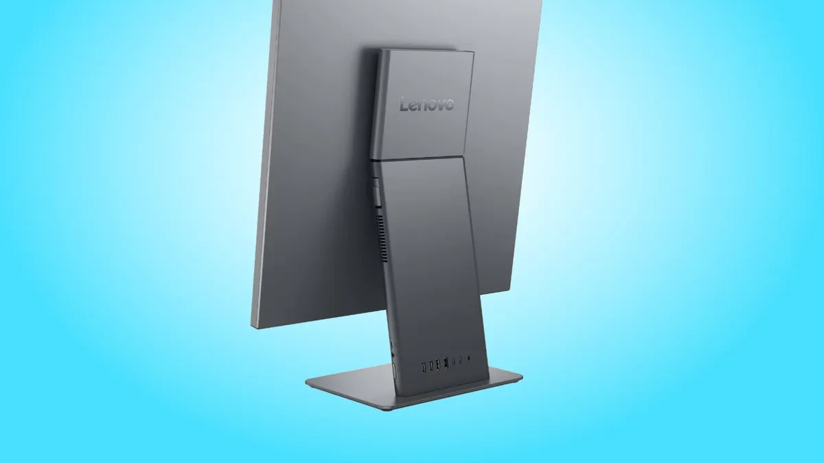 Lenovo ThinkCentre X AIO Aura Edition dengan layar vertikal rasio 16:18