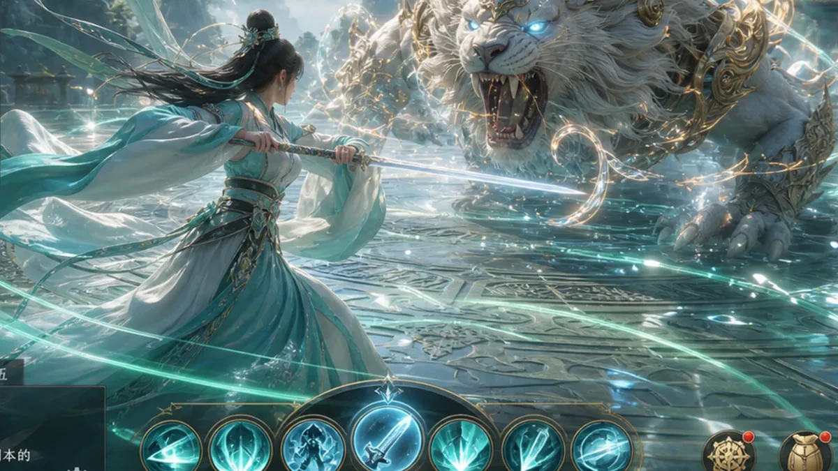 Tampilan visual gameplay MMORPG Longevity Path of the Immortal di platform Steam