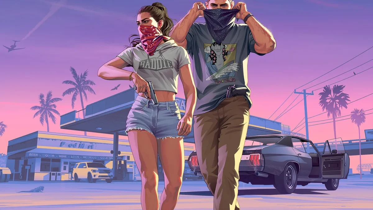 Tampilan peta Leonida dalam game Grand Theft Auto VI buatan Rockstar Games