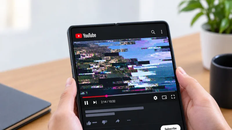 Samsung Galaxy Z Fold 8 Ultra Alami Bug YouTube: Video Freeze Suara Tetap Jalan