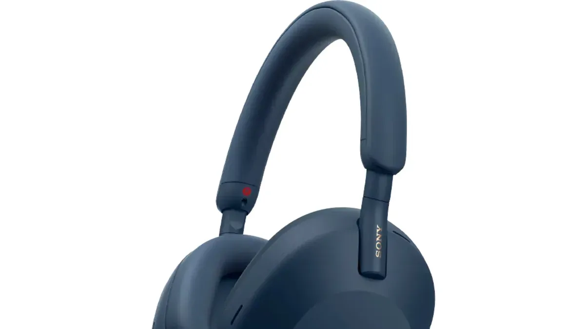 Headphone wireless Sony WH-1000XM5 warna Smoky Pink dan Midnight Blue