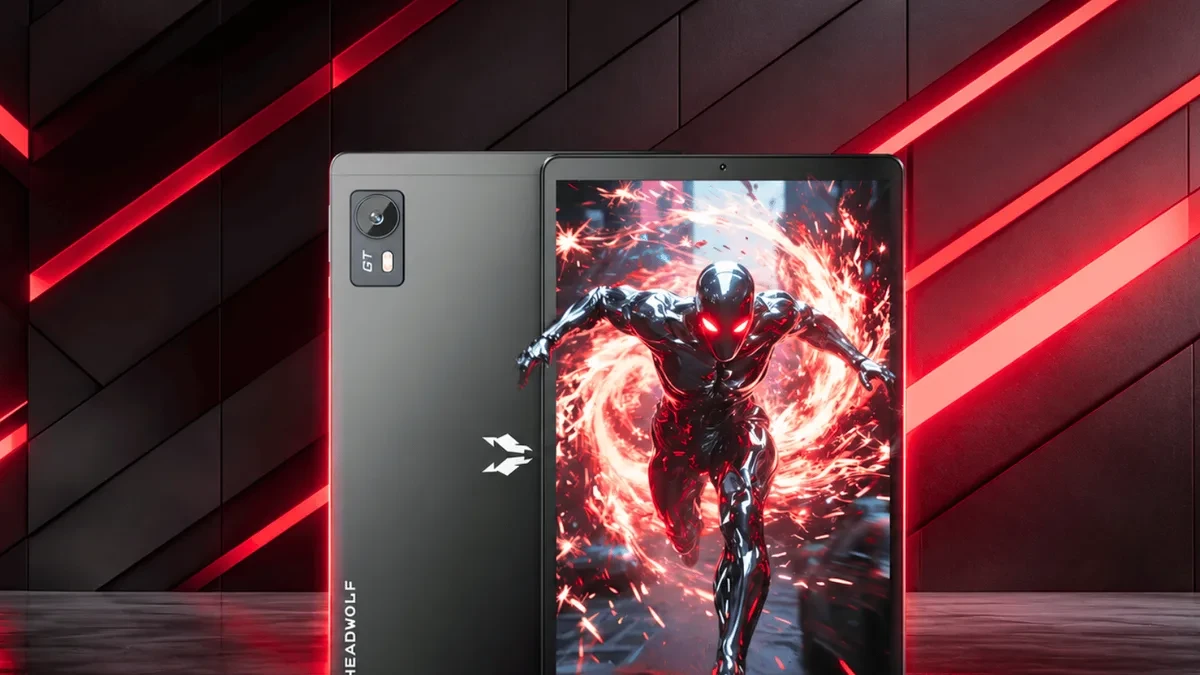 Tampilan depan tablet Headwolf FPad9 ukuran 8.8 inci