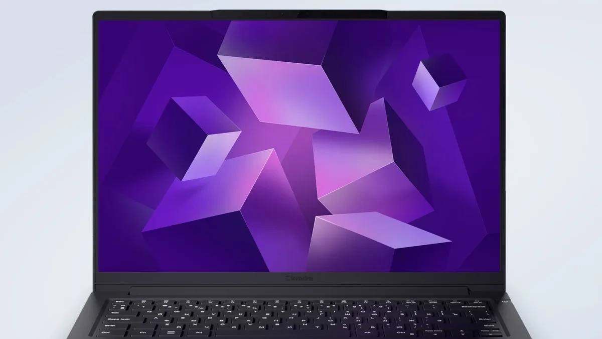 Kvadra NAU LP14 ultrabook bisnis ringan dari Yadro Rusia