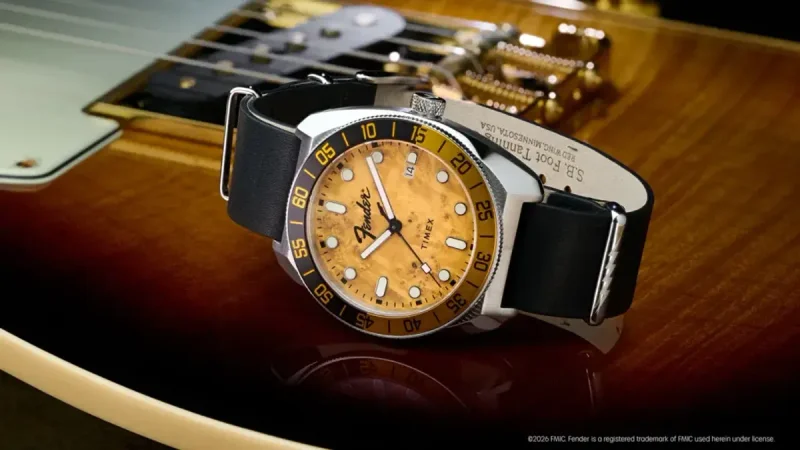 Timex x Fender Rilis Jam Tangan Edisi Telecaster Berbahan Kaca Safir