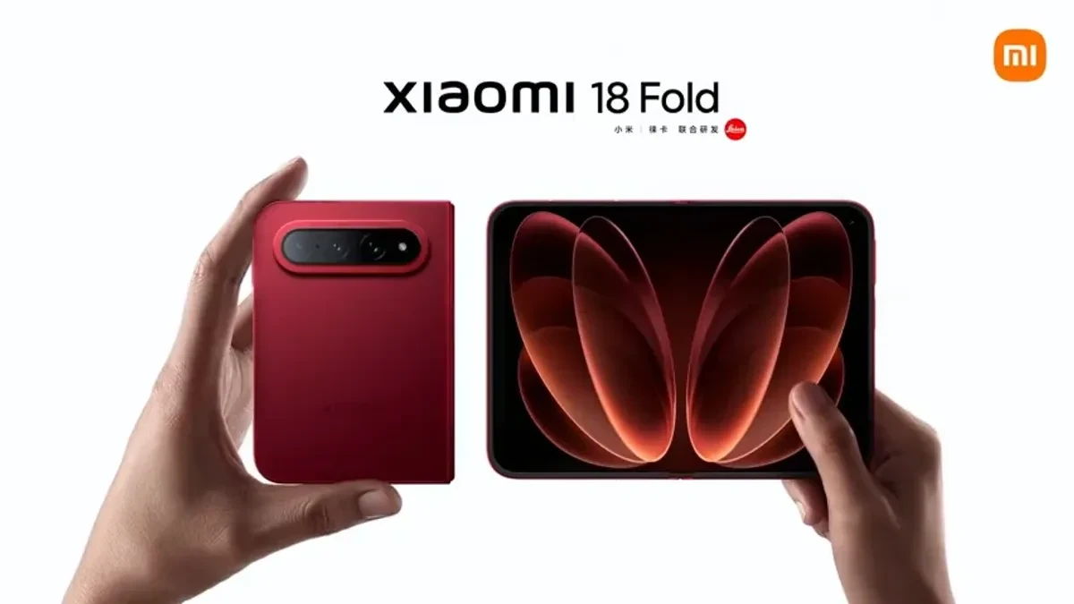 Bocoran tampilan smartphone layar lipat premium Xiaomi 18 Fold