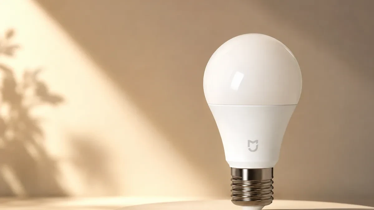 Lampu pintar Xiaomi Mijia LED Bulb Bluetooth Mesh Edition berwarna putih