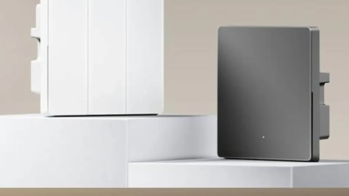 Xiaomi Smart Switch 2 dengan desain minimalis