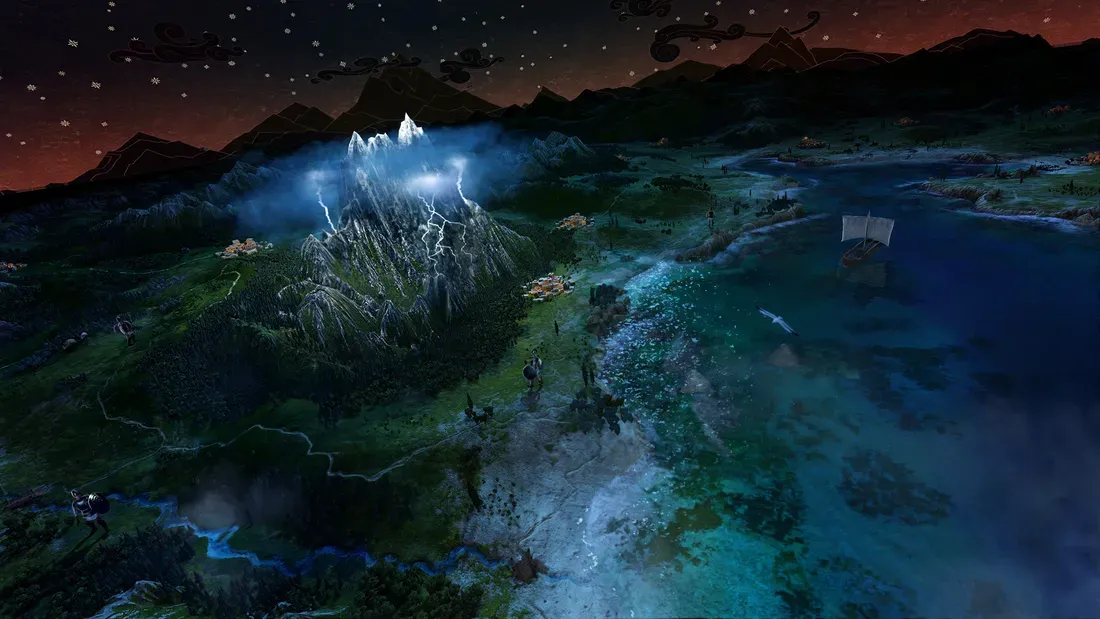 Tangkapan layar peta dunia A Total War Saga Troy