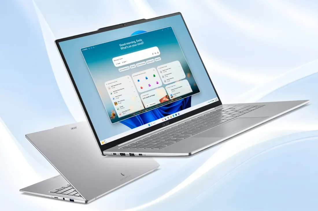 Desain tipis Acer Swift Air 14 dengan ketebalan 14.9 mm