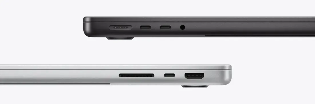 Tampilan layar Liquid Retina XDR pada Apple MacBook Pro M6 dengan kecerahan hingga 1.600 nits