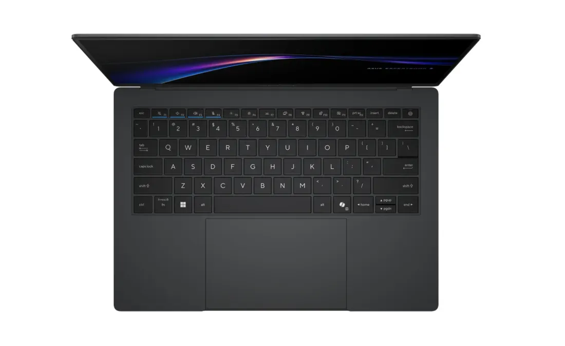Tampilan sasis tipis ASUS ExpertBook A7