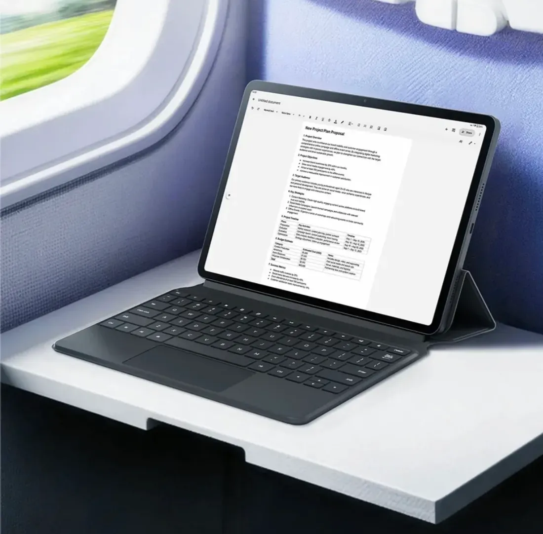 Black Shark Pad Air 7 mendukung magnetic keyboard