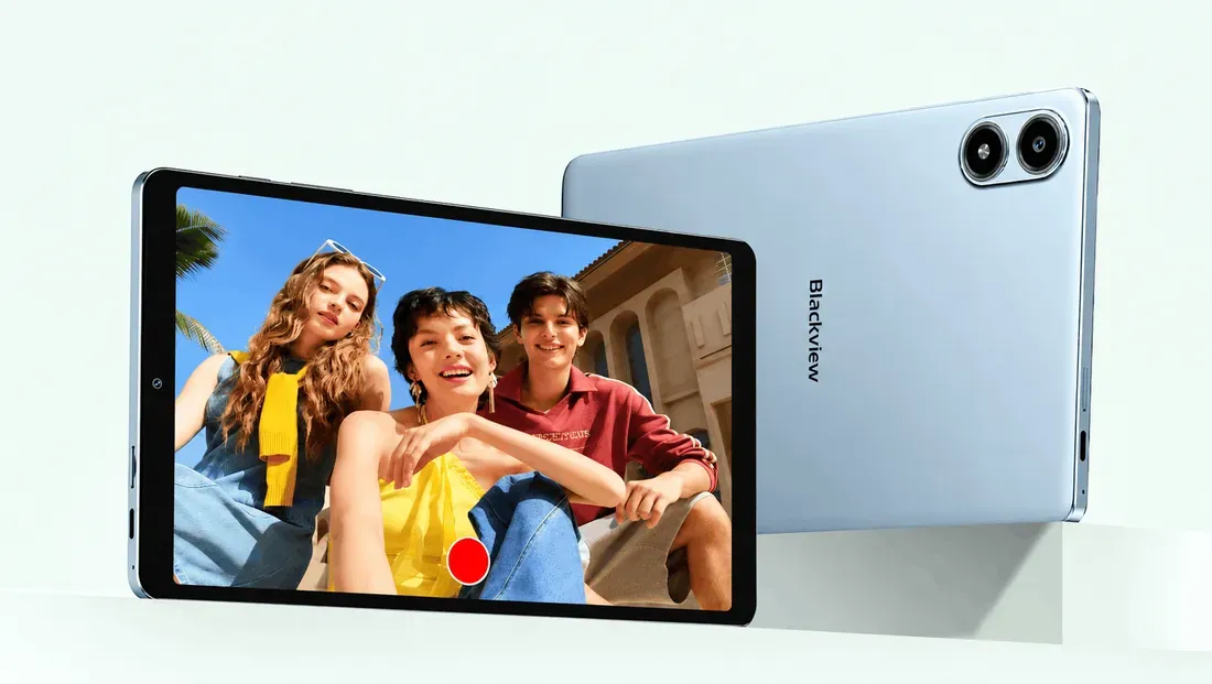 Tampilan depan dan belakang tablet Blackview Zeno 2