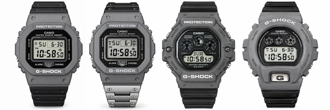 Tampilan detail Casio G-Shock DW-5600MTM-8 DWE-5600MTM-8 DW-5900MTM-8 dan DW-6900MTM-8
