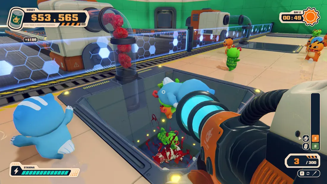 Sistem alat penyedot monster dalam game Can 'Em All