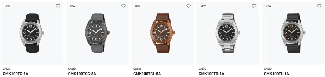 Lini lengkap jam tangan Casio CMK100