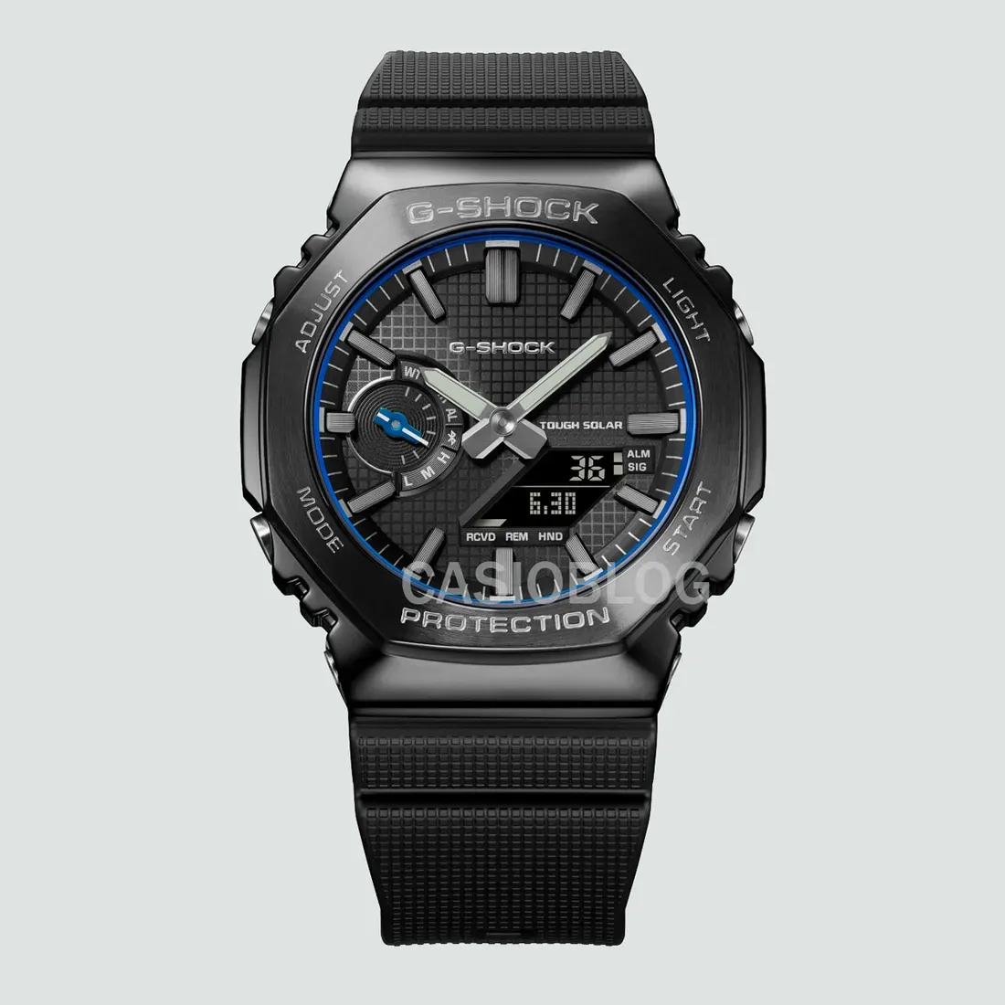 Bezel baja ion-plated Casio G-Shock GBM-2100LXB-1A2
