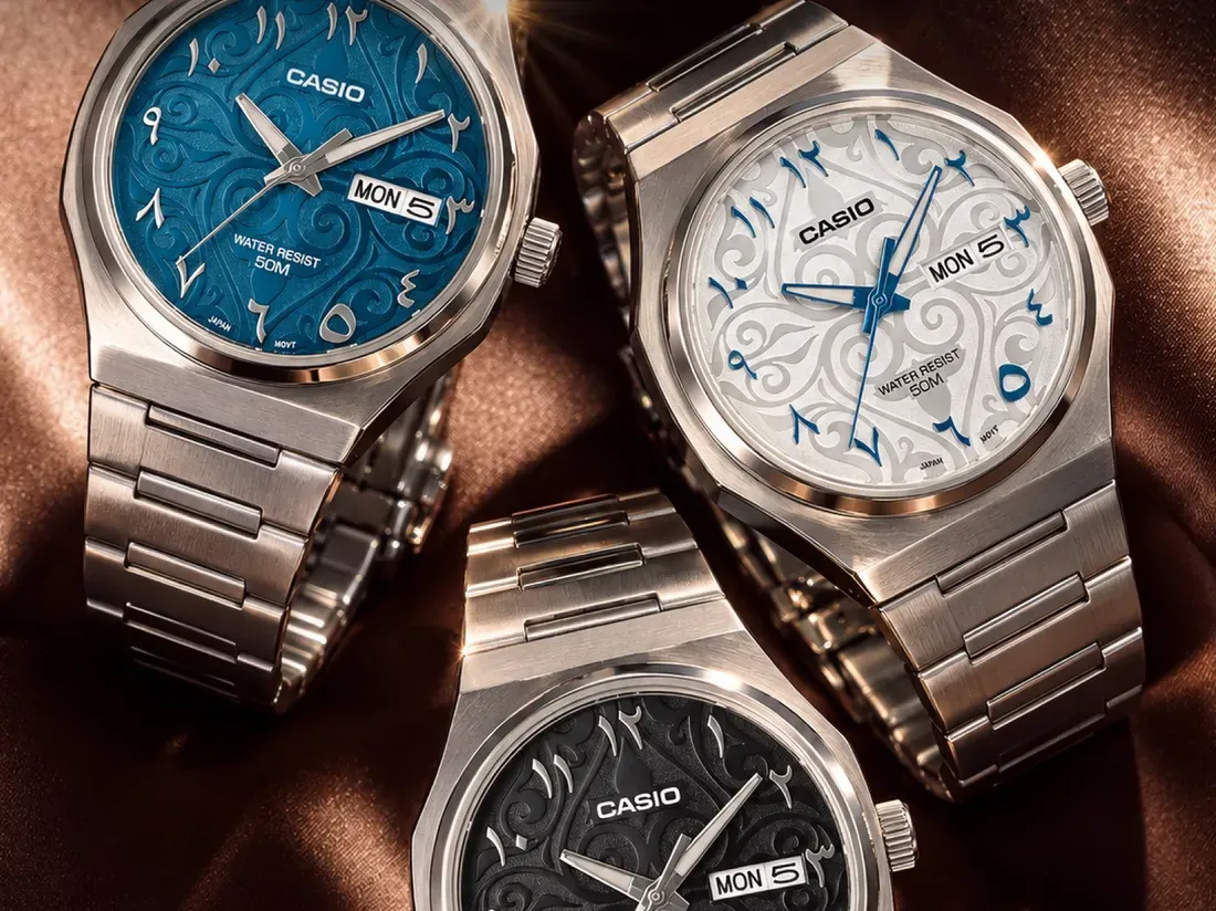 Varian warna ice blue dan silver Casio MTP-E735AR