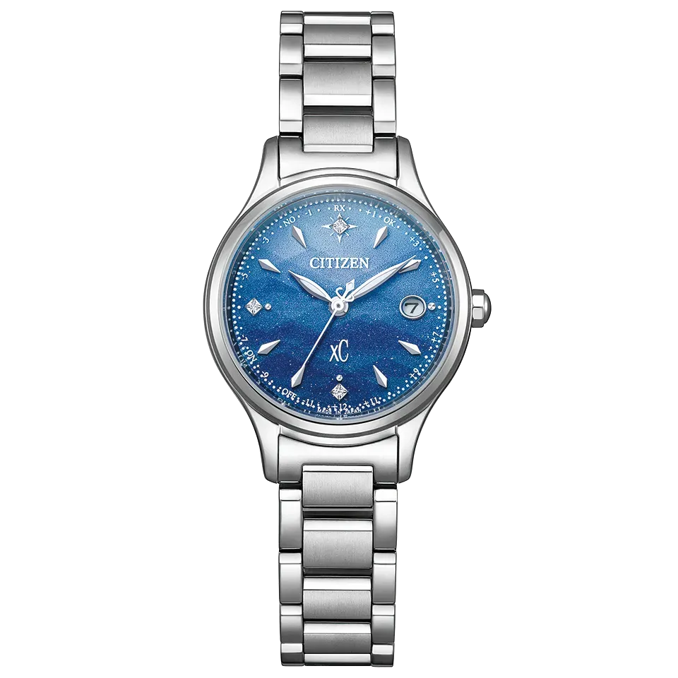 Citizen xC ES9491-50L dial biru