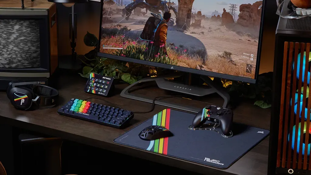 Berbagai perangkat gaming Corsair edisi Arc Raiders