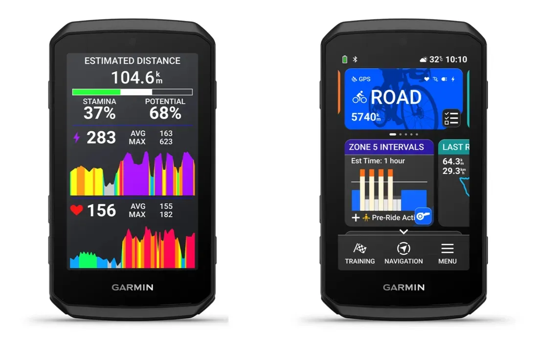 Tampilan bodi Garmin Edge 1060 yang lebih ringkas dan ringan