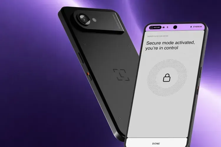 Desain bodi depan dan belakang Ledger Atom