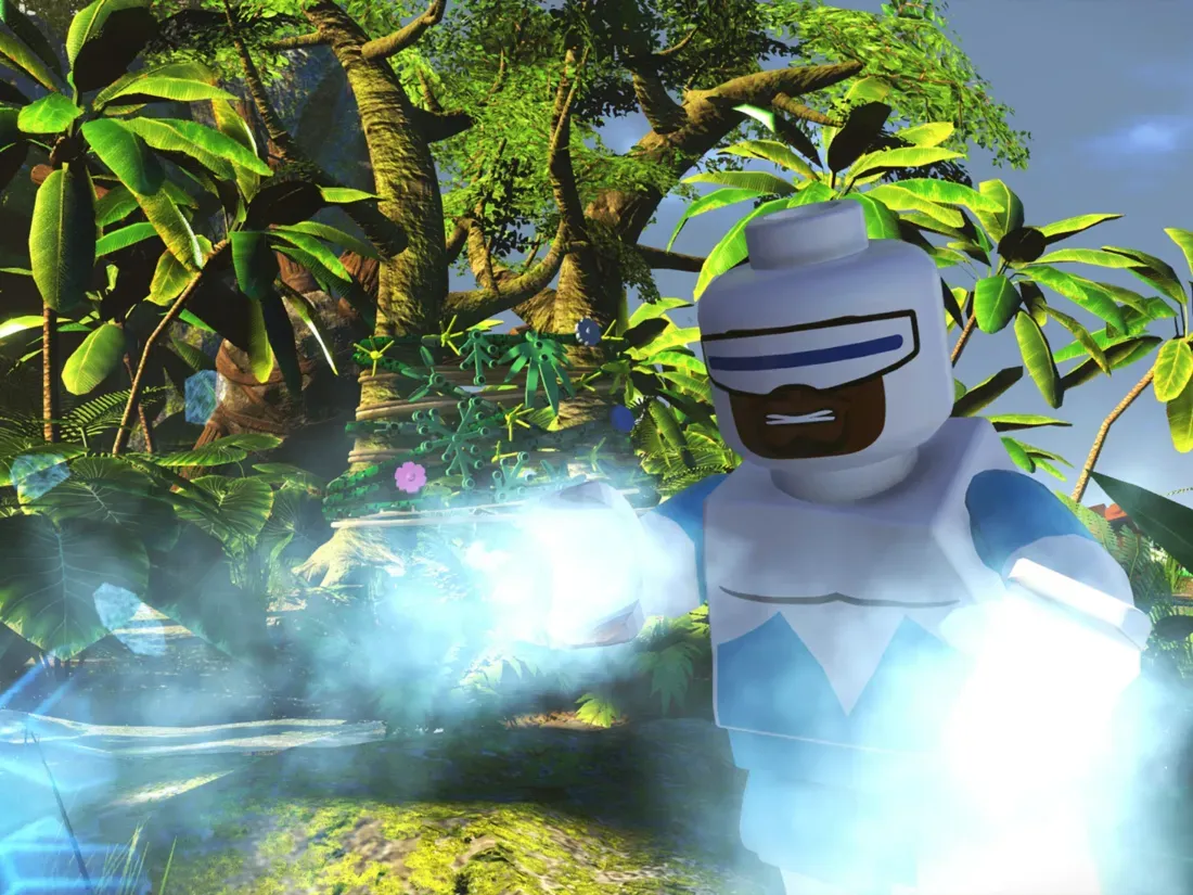 Karakter Frozone dalam game LEGO The Incredibles