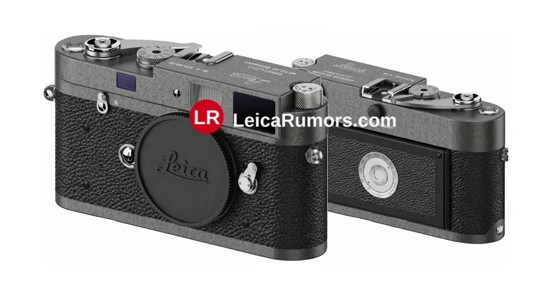 Detail bodi kamera Leica M-A Hammertone Edition
