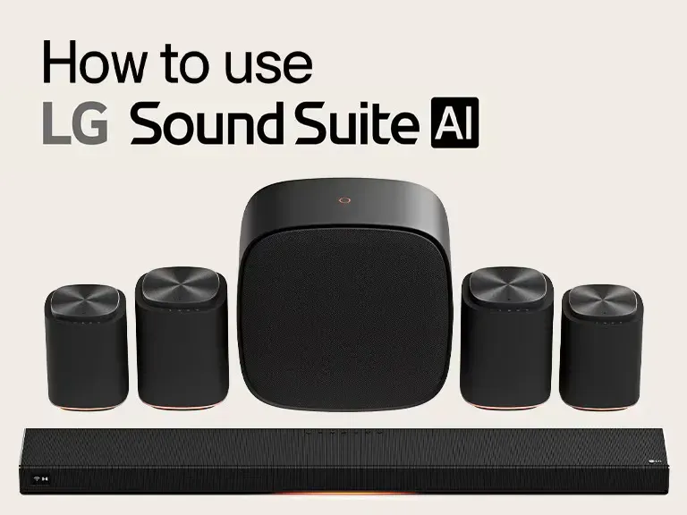 Konfigurasi lengkap sistem audio LG Sound Suite