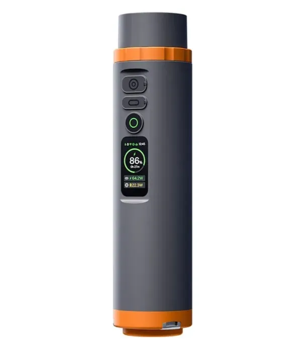 Layar pemantau daya 1.47 inci pada PeakDo LinkPower Pod 1