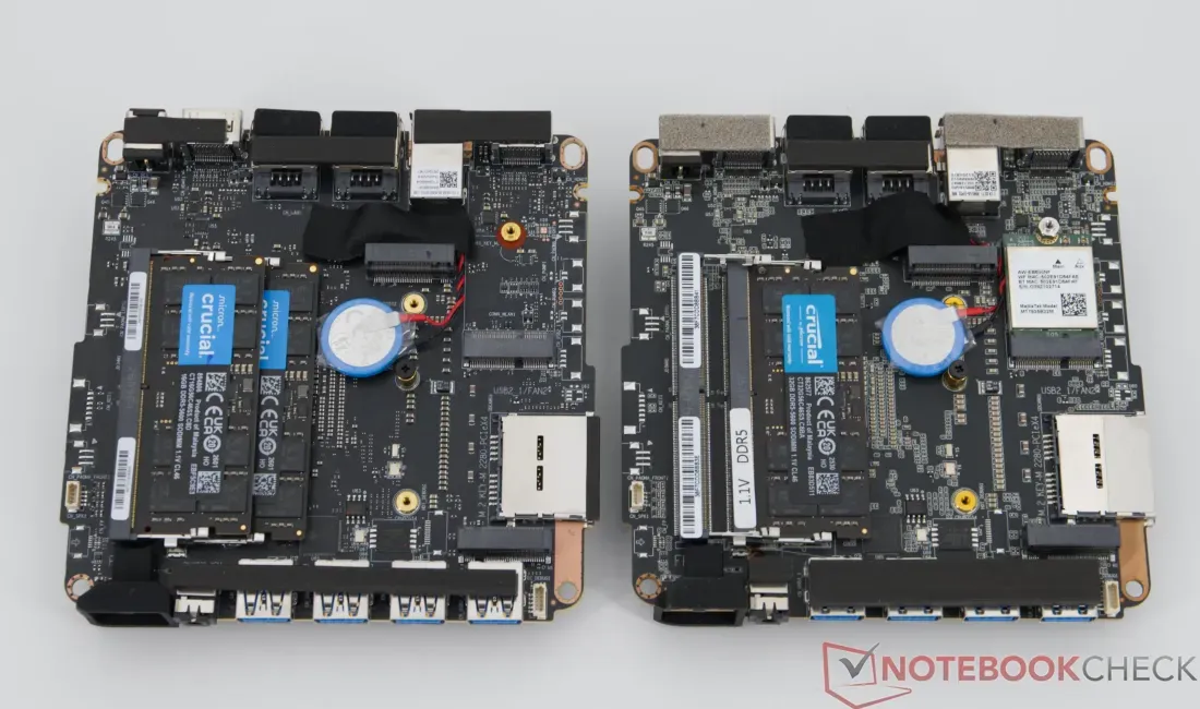 Tampak samping mini PC Vzmore AX9 Max