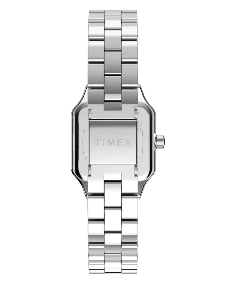 Jam tangan Timex Addison TW2Y90400 kombinasi silver dan emas