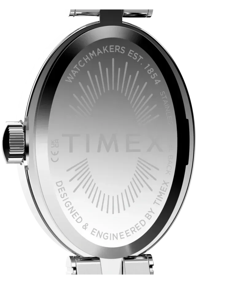 Sasis oval ringkas jam tangan Timex Cavatina