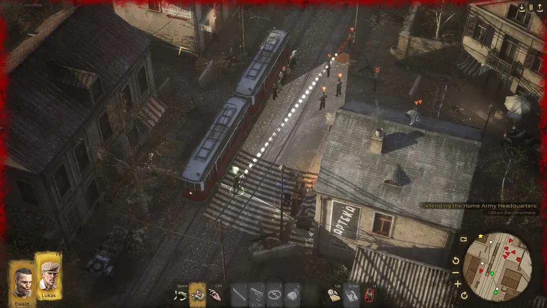 Tampilan misi penyusupan stealth dalam War Mongrels