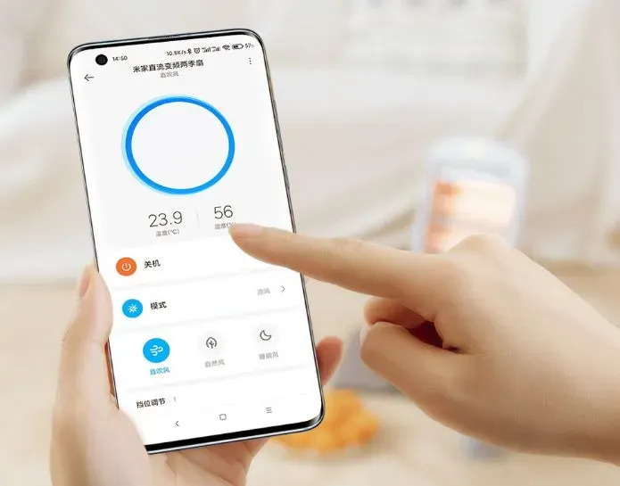 Kontrol aplikasi Mi Home untuk Xiaomi Mijia Fan