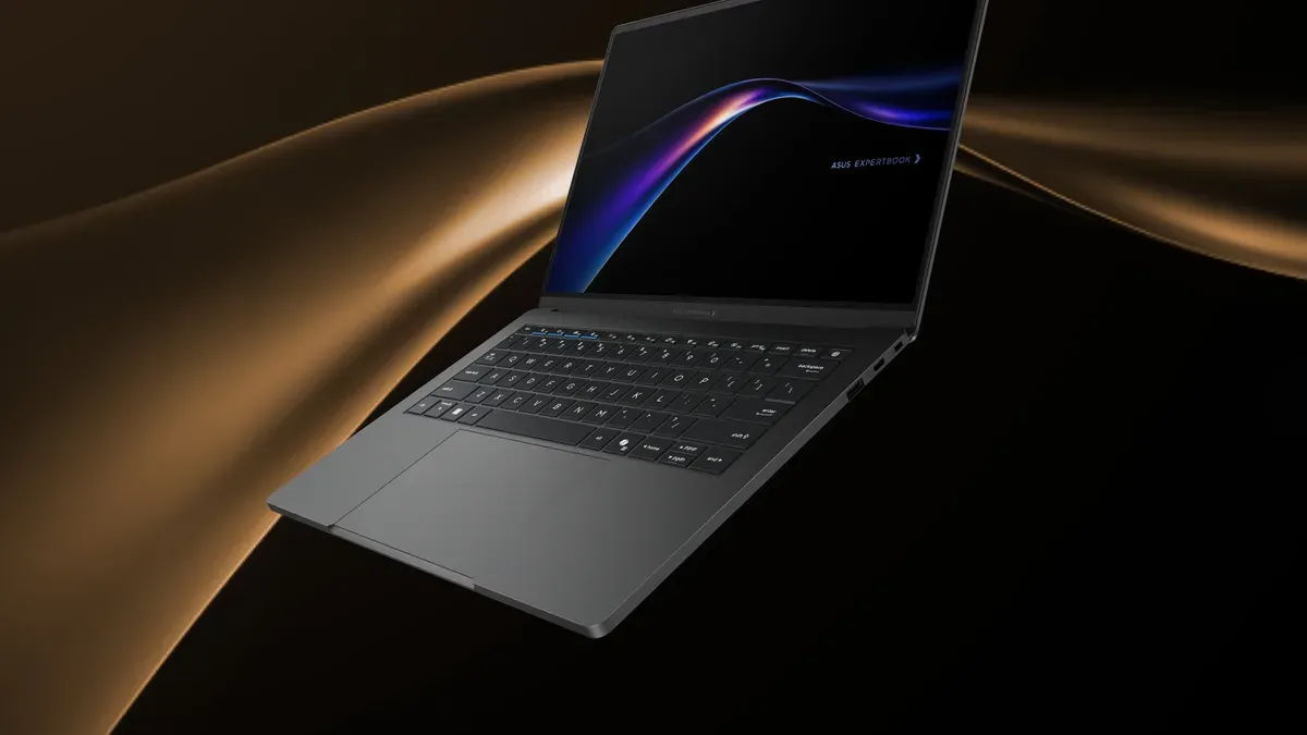 Laptop tipis ASUS ExpertBook A7 warna hitam
