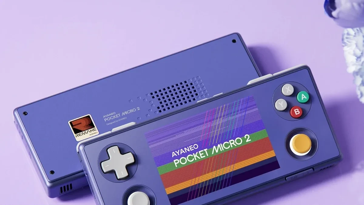 Konsol Handheld Retro Ayaneo Pocket Micro 2 Varian Stardust Purple