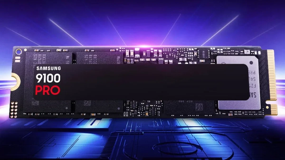 Drive SSD Samsung 990 Evo Plus dengan komponen memori NAND flash