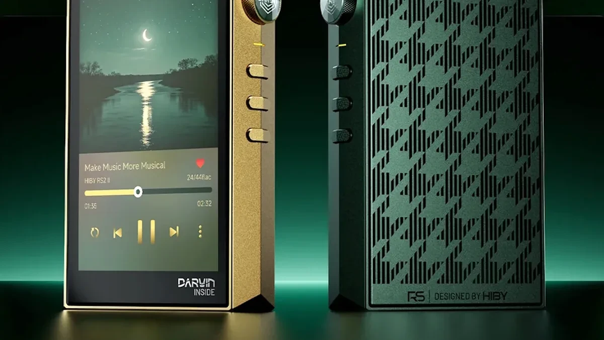HiBy RS2 II Digital Audio Player dengan layar sentuh dan port audio lengkap