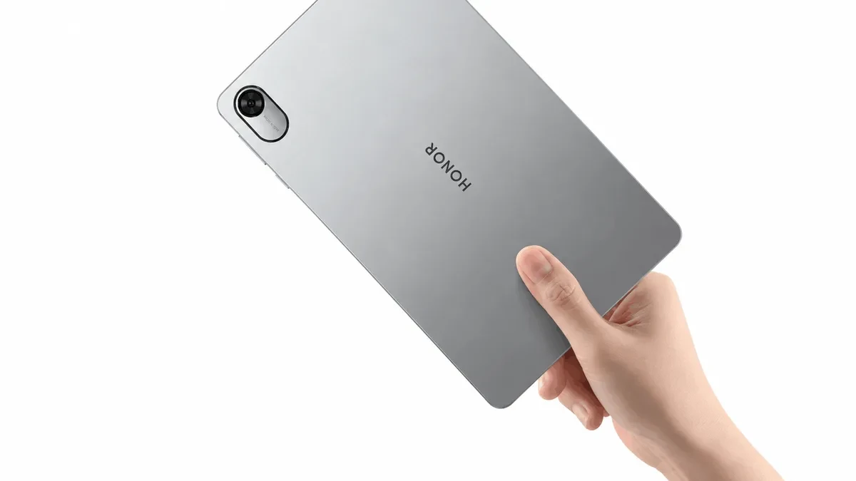 Honor Tablet X10 Mini tampak depan dan belakang