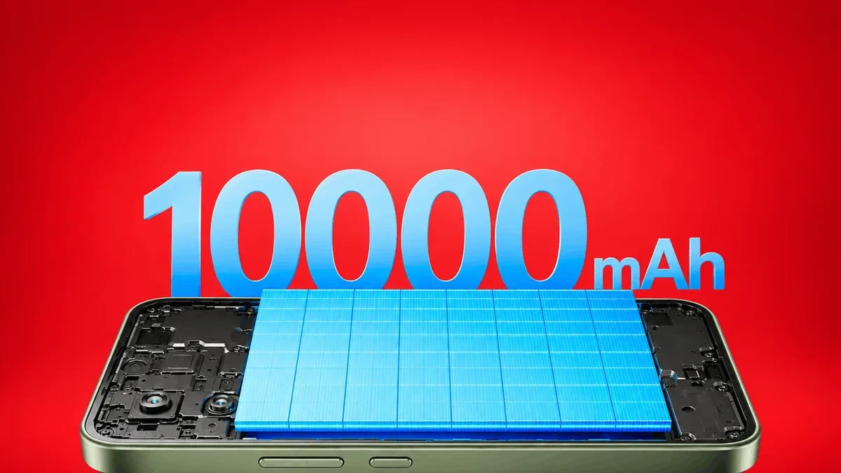 Tampilan bodi depan dan belakang Vivo Y600 5G baterai 10000mAh