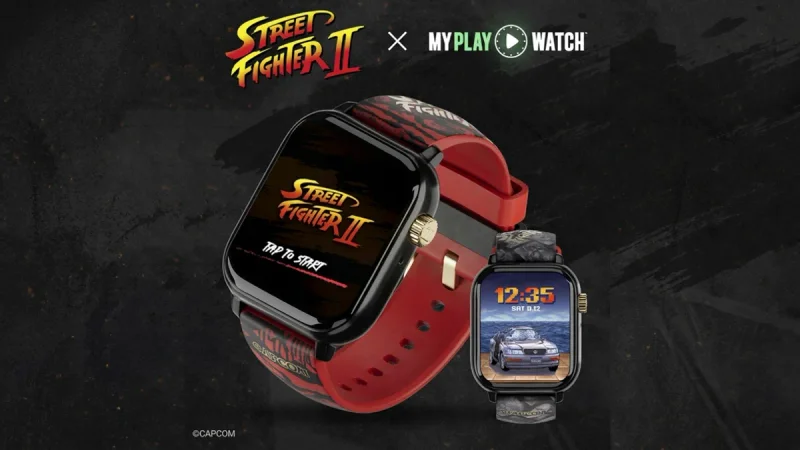 Jam Tangan My Play Watch Street Fighter II Usung Game Arcade Retro